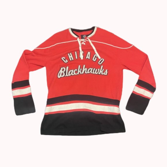 GIII by Carl Banks Other - Blackhawks Men's GIII Carl Banks Vintage Hockey Jersey Knit Shirt (2XL)